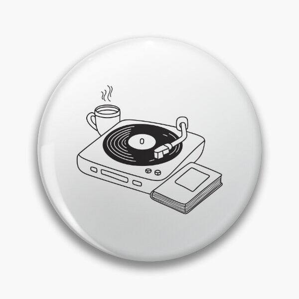 Item preview, Turntable Beside Tea Cup and Notebook designed and sold by rasagamastore.