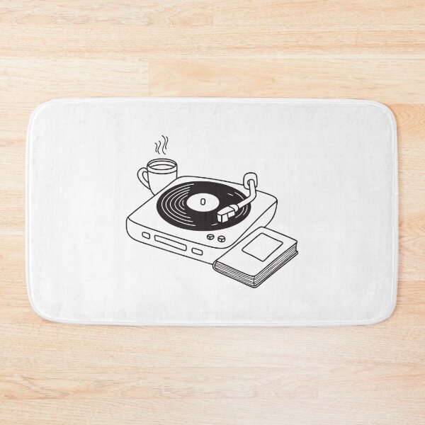 Item preview, Turntable Beside Tea Cup and Notebook designed and sold by rasagamastore.