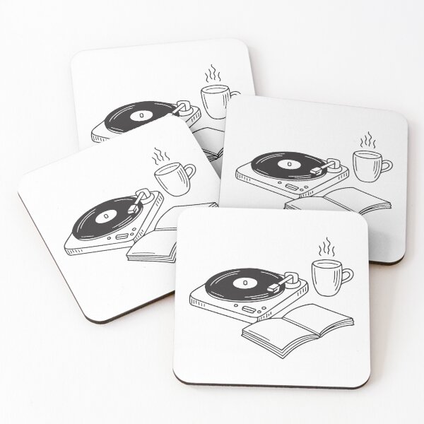 Item preview, Turntable with Tea and Notebook Nearby designed and sold by rasagamastore.