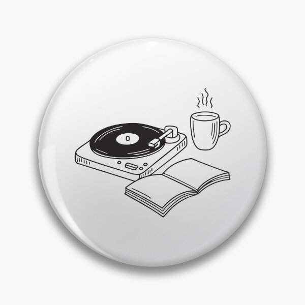 Item preview, Turntable with Tea and Notebook Nearby designed and sold by rasagamastore.