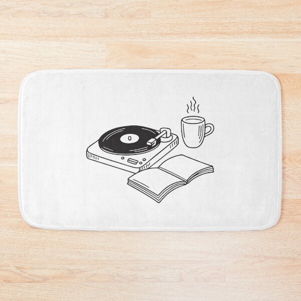 Item preview, Turntable with Tea and Notebook Nearby designed and sold by rasagamastore.
