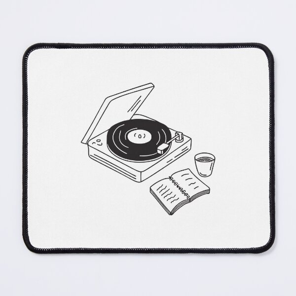Item preview, Turntable Next to Notebook and Tea designed and sold by rasagamastore.