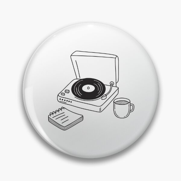 Item preview, Turntable Near Tea Cup and Notebook designed and sold by rasagamastore.