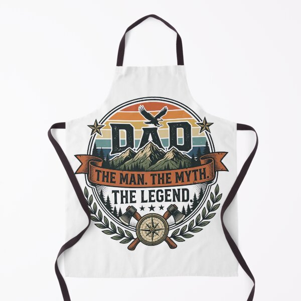 Item preview, Dad The Man The Myth The Legend Retro Sunset Mountain designed and sold by PACS0011.