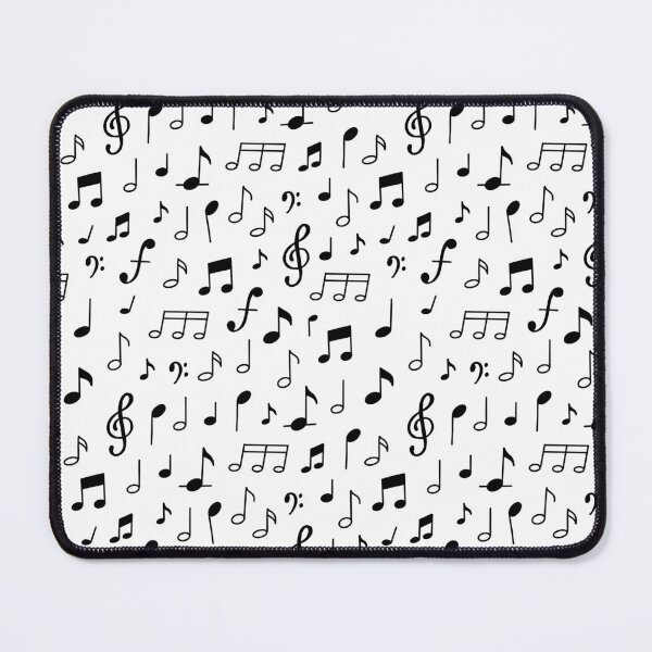 Item preview, Black White Music Notes Seamless Pattern Musician Gift designed and sold by Zaya_art.