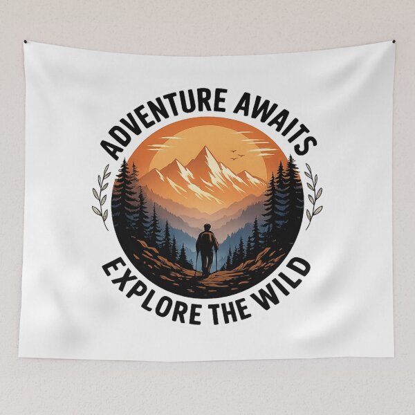 Item preview, Adventure Awaits Explore the Wild  designed and sold by Gabe1983.