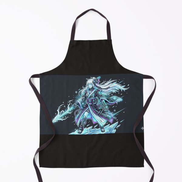 Item preview, Cyberpunk Yuki Onna - Neon Icy Tech Geisha designed and sold by Neo Tokio.
