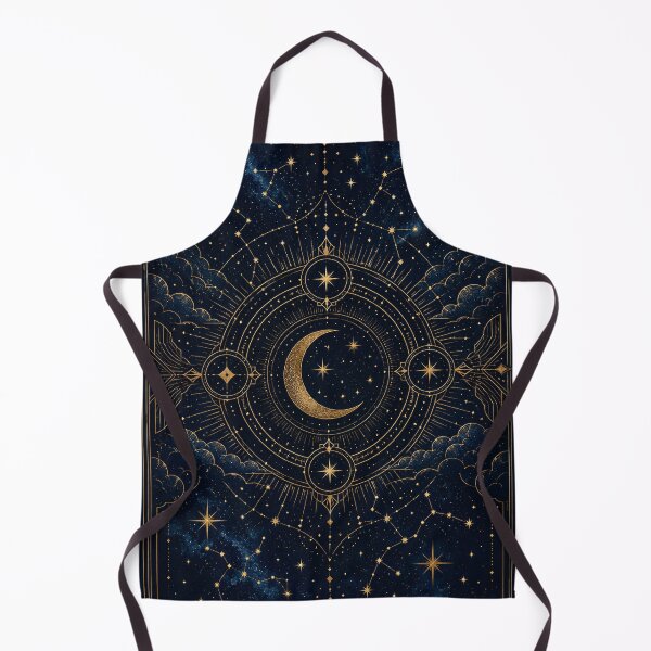 Item preview, Art Deco Celestial | Gold Moon & Constellation Pattern | Midnight Blue Astronomy Art designed and sold by SmilingAnny.