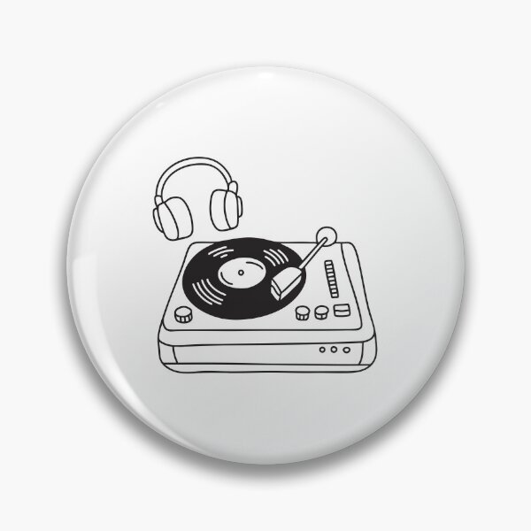 Item preview, Turntable Beside Headphones designed and sold by rasagamastore.