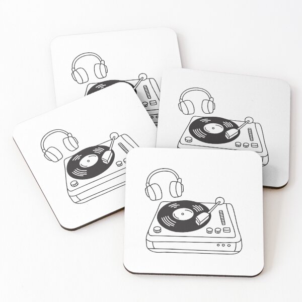 Item preview, Turntable Beside Headphones designed and sold by rasagamastore.