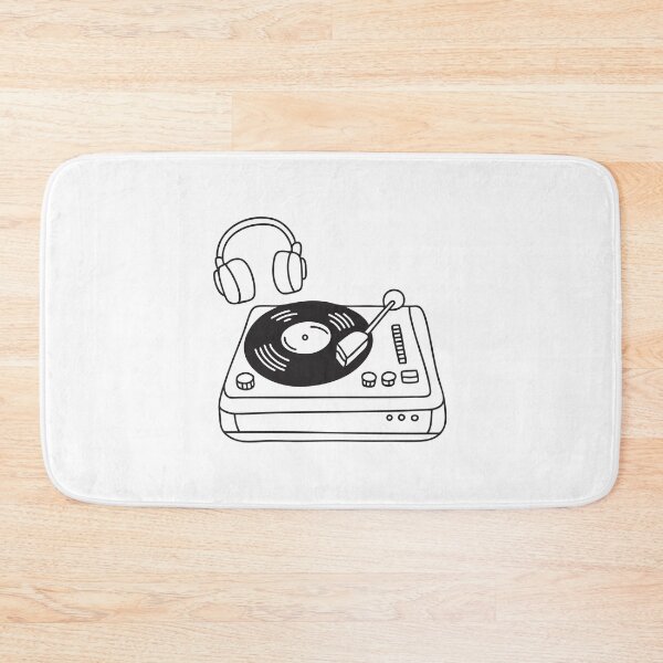 Item preview, Turntable Beside Headphones designed and sold by rasagamastore.