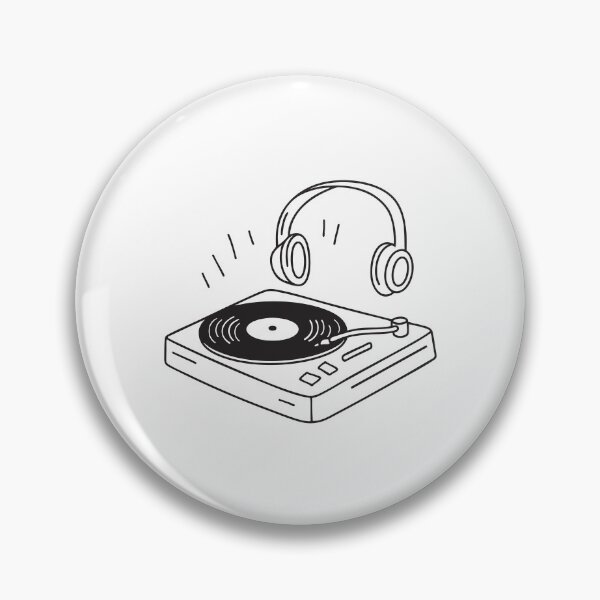 Item preview, Turntable and Headphones on Wooden Table designed and sold by rasagamastore.