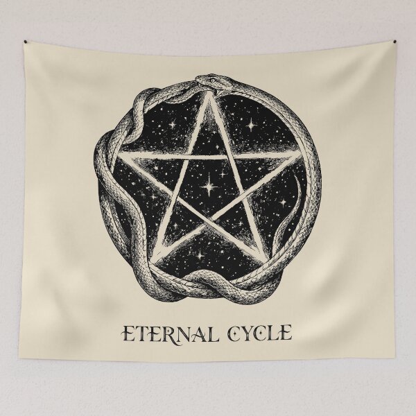 Item preview, Cosmic Alignment Vision - Pagan Pentacle designed and sold by bapupa.