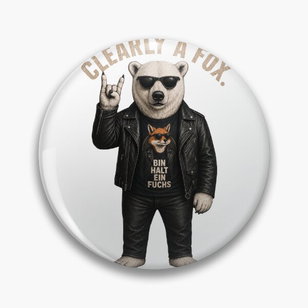 Item preview, Clearly a Fox | Funny Bear Wearing Fox Shirt Humor Design designed and sold by Daagath.