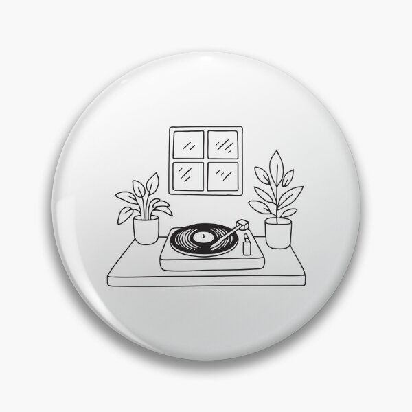 Item preview, Turntable Beside Houseplants by Window designed and sold by rasagamastore.