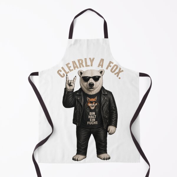 Item preview, Clearly a Fox | Funny Bear Wearing Fox Shirt Humor Design designed and sold by Daagath.