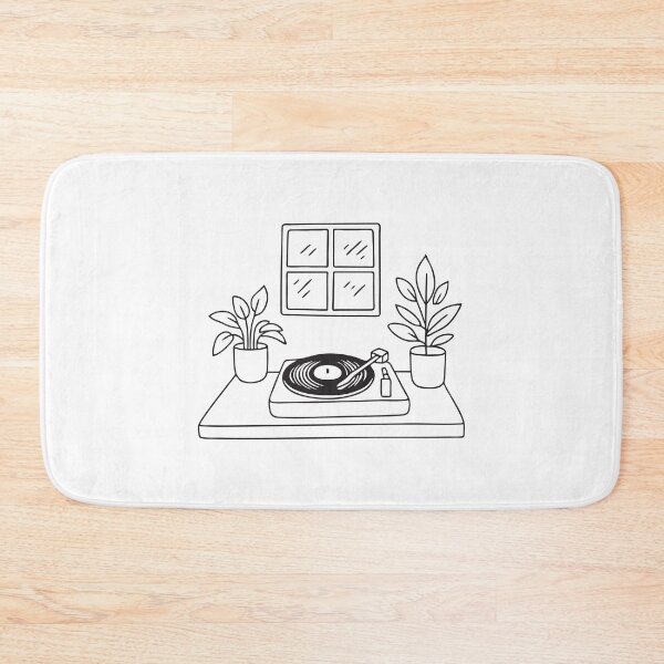 Item preview, Turntable Beside Houseplants by Window designed and sold by rasagamastore.