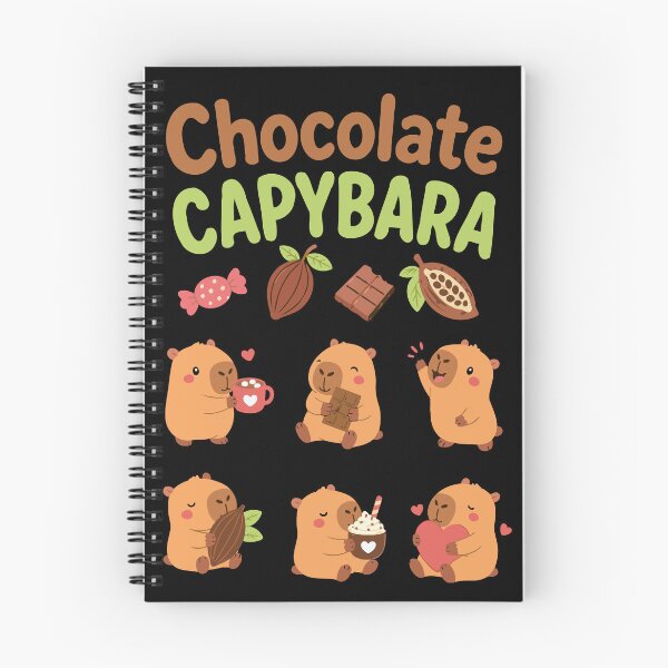 Item preview, Cacao Capybara - Chocolate Love Pet designed and sold by RedStreamStudio.