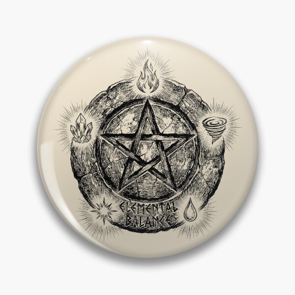 Item preview, Elemental Essence Pentacle Harmony - Pagan Pentacle designed and sold by bapupa.