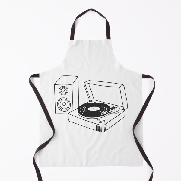 Item preview, Turntable Beside Stacked Retro Speakers designed and sold by rasagamastore.