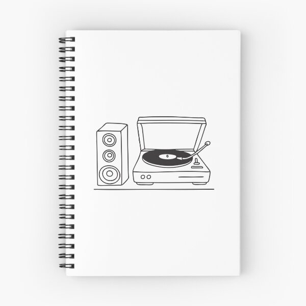 Aperçu de l'œuvre Platine vinyle à côté d'enceintes Classic Audio créée et vendue par rasagamastore.