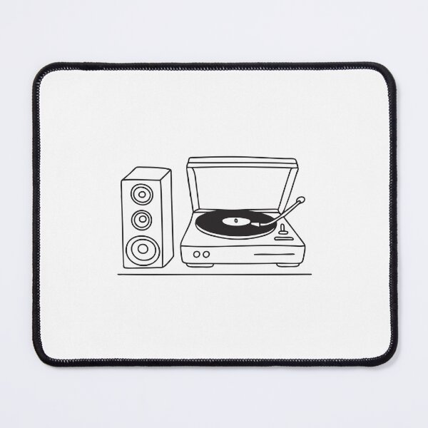 Item preview, Turntable Next to Classic Audio Speakers designed and sold by rasagamastore.