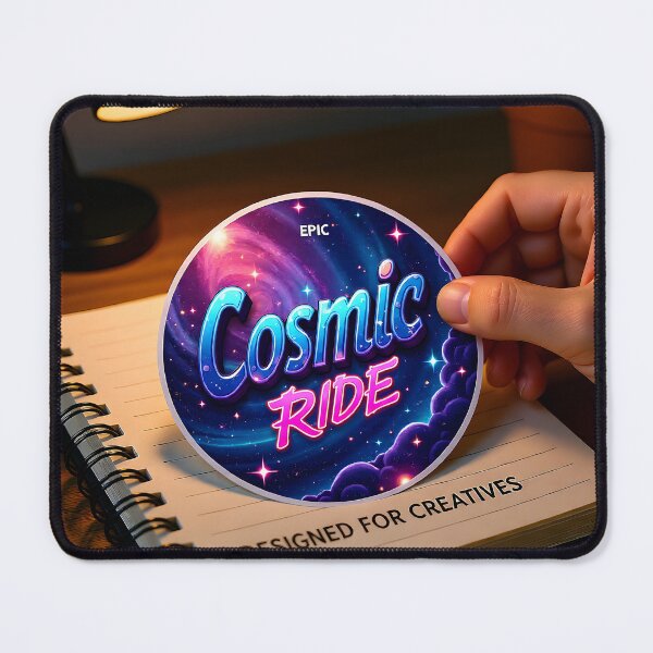Item preview, 3D Lenticular Galaxy Sticker | Premium Creative Notebook Decal and Custom Print Effect designed and sold by Creative-RE.