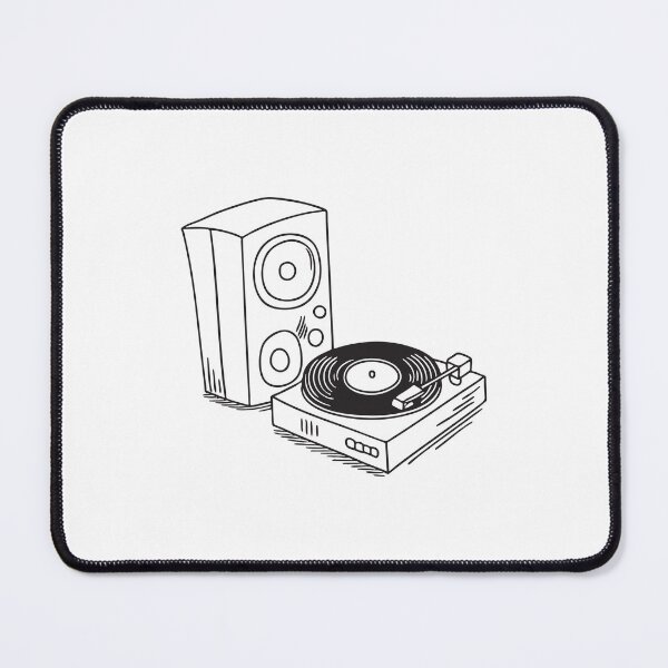 Item preview, Turntable Near Group of Vintage Speakers designed and sold by rasagamastore.