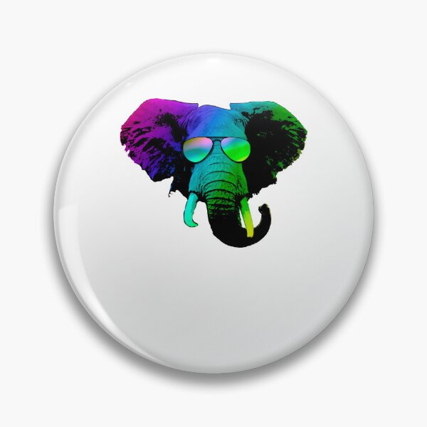 Item preview, Vibrant Elephant Sunglasses Pop Art Animal Lover designed and sold by marke770.