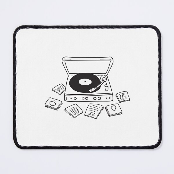 Item preview, Turntable on Floor Beside Vinyl Records designed and sold by rasagamastore.