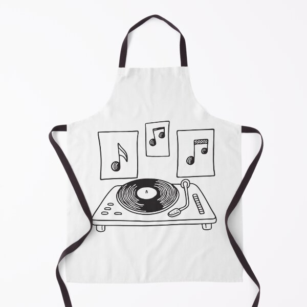 Item preview, Turntable Beneath Music Note Posters designed and sold by rasagamastore.