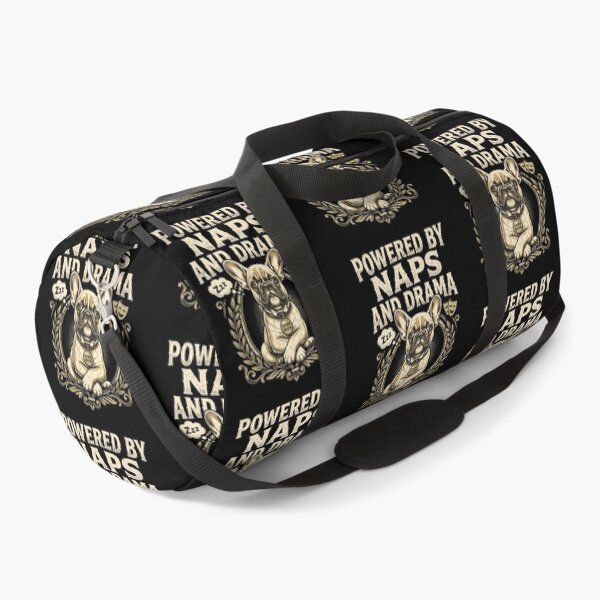 Item preview, Powered By Naps And Drama Funny French Bulldog Drama Queen Dog Lover Gift designed and sold by thoughtswear.