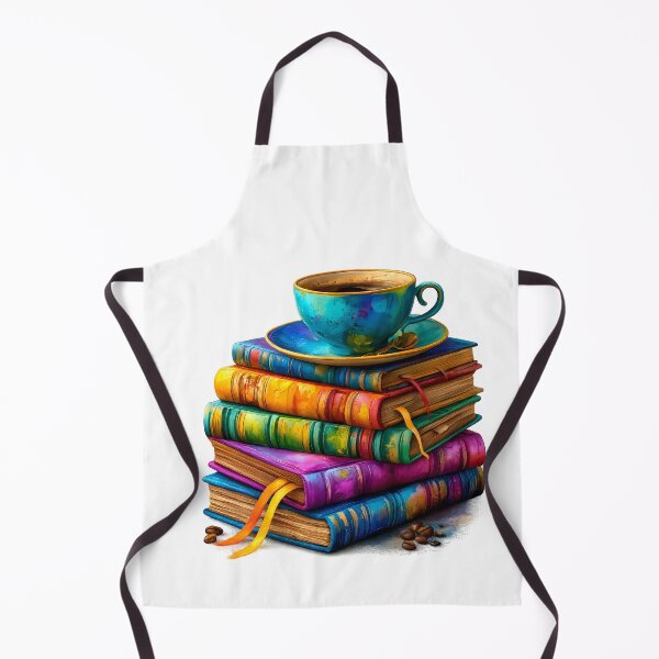 Item preview,  Cozy Book Stack Illustration for Book Lovers designed and sold by GGAUL.