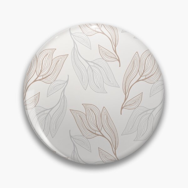Item preview, Botanical Line Art Pattern — Neutral Leaf Aesthetic designed and sold by EH World | Store.