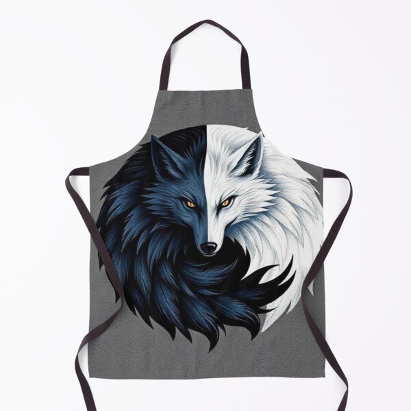 Item preview, Wolf yin yang  designed and sold by Black Rose Products .