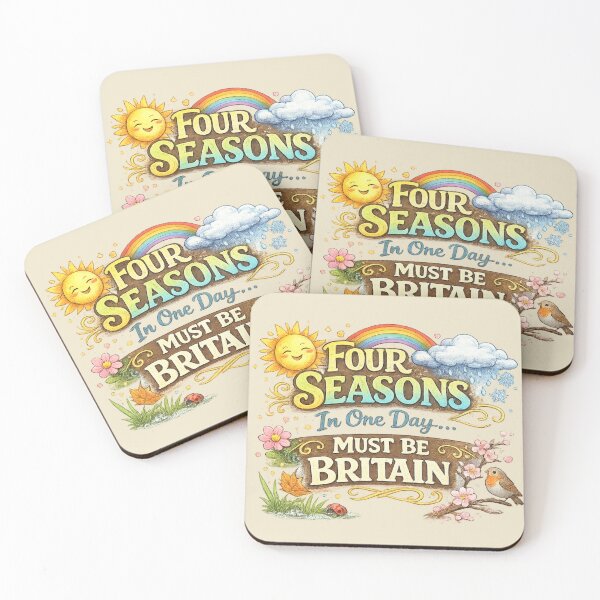 Item preview, Four Seasons In One Day Must Be Britain designed and sold by Someone Thinks It's Funny.