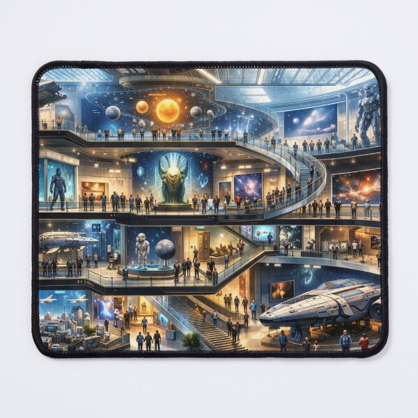 Item preview, Galactic future architecture for a museum designed and sold by Sigtrix.