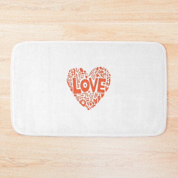 Item preview, Love Heart Typography | Cute Romantic Valentine Design designed and sold by Hoodybaba.