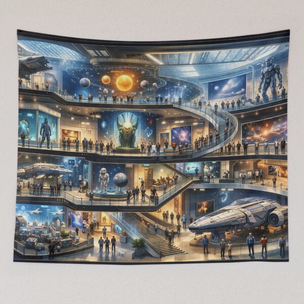 Item preview, Galactic future architecture for a museum designed and sold by Sigtrix.