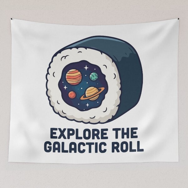 Item preview, Galactic Roll Cute Sushi designed and sold by Amir Faysal.