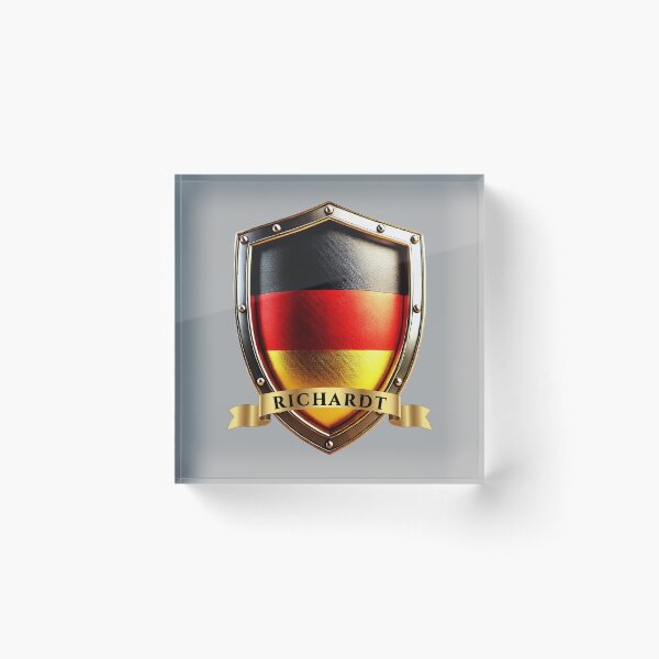Item preview, Richardt German Heritage Crest Shield designed and sold by Highlandkings.