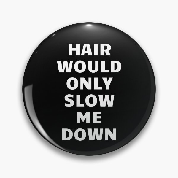 Item preview, Hair Would Only Slow Me Down | Funny Bald Dad Joke Vintage Design designed and sold by Magda-Creates.