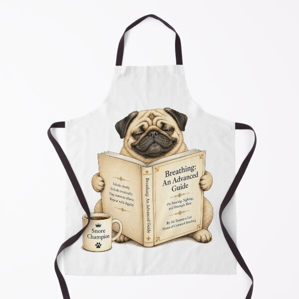 Item preview, Funny Pug Book Lover Gift designed and sold by Gentlestate.