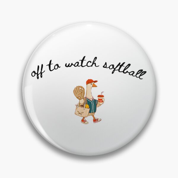 Item preview, Off to Watch Softball designed and sold by CharmiA Fox.