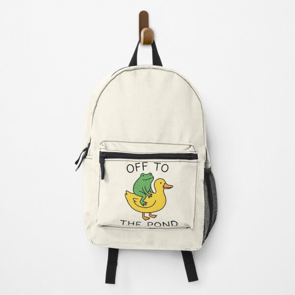 Item preview, Off To The Pond Cute Frog Riding A Duck designed and sold by Amir Faysal.