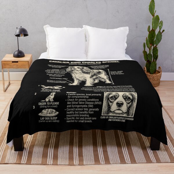 Item preview, Cavalier King Charles Spaniel Scientific Anatomy Biology Dog Lover designed and sold by Kimberley King Art King Art.
