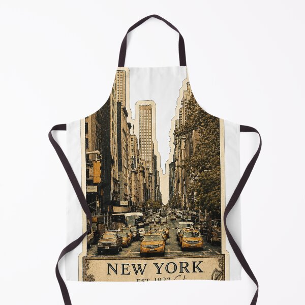 Item preview, Vintage New York Travel - Retro Manhattan Street View Est 1923 designed and sold by CharaFei.Art.