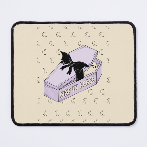 Item preview, Lavender Coffin Sleepy Kawaii Goth - Pastel Goth designed and sold by bapupa.