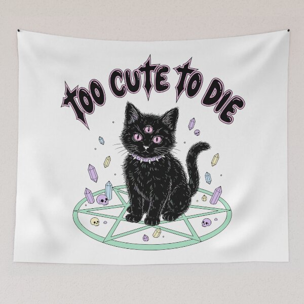 Item preview, Nihilistic Kitty Pastel Goth Vibes - Pastel Goth designed and sold by bapupa.