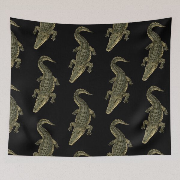 Item preview, Ancient Crocodile Sketch – Vintage Reptile Illustration designed and sold by blankTeeShirt.